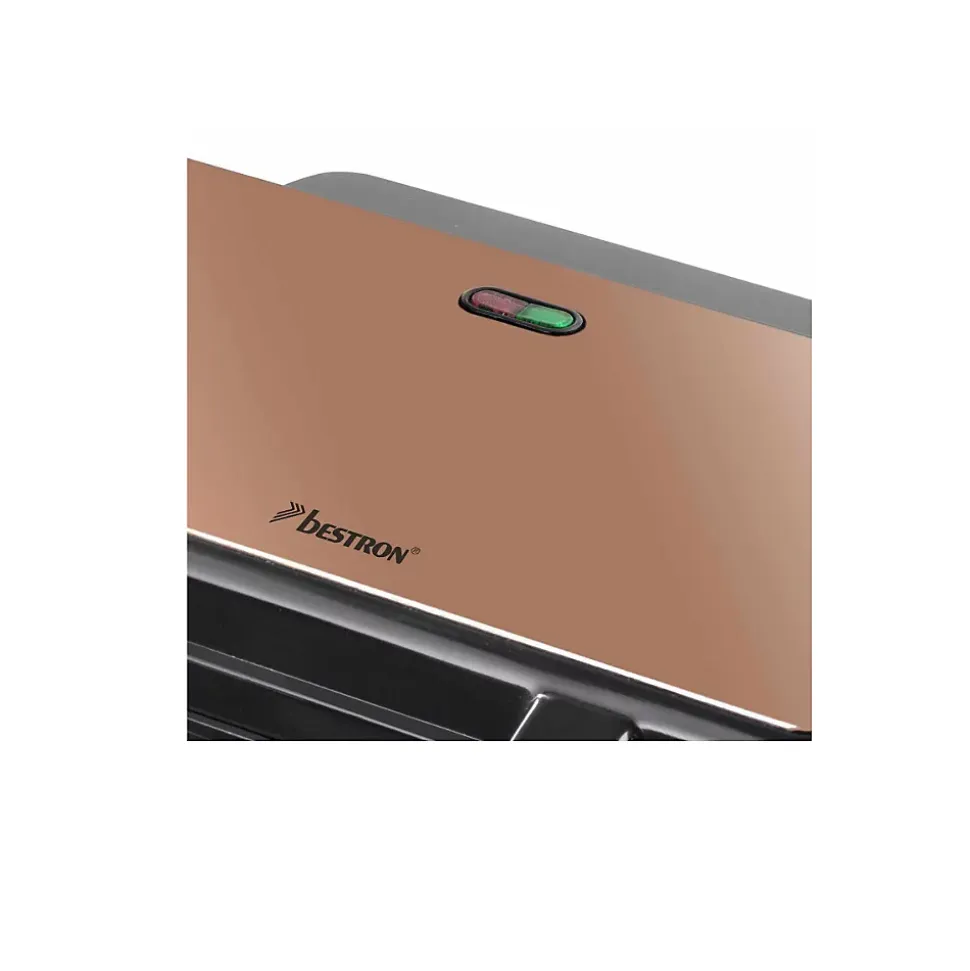 Appareil à croque- monsieur 900w Bestron ASM90XLCO copper collection