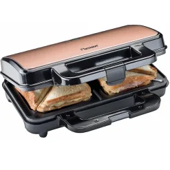 Appareil à croque- monsieur 900w Bestron ASM90XLCO copper collection