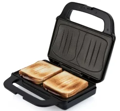 Appareil à croque-monsieur 900w inox Domo DO9195C big croque xl