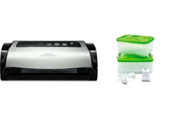 Appareil à emballage sous vide 130w noir/inox avec accessoires Tefal YY3107FB vacupack plus