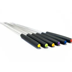 Appareil à fondue électrique 6 pers.800W Cuve 2L Anti-adhésif + 6 Fourchettes Inox Cuisinier DELUXE