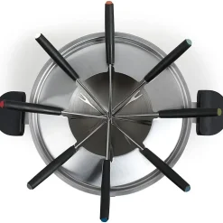 Appareil à fondue électrique Livoo DOC263 - 8 personnes, 1,8L, 1000W, accessoires inclus