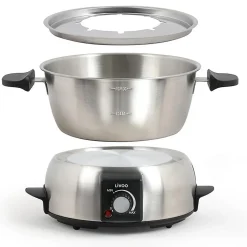 Appareil à fondue électrique Livoo DOC263 - 8 personnes, 1,8L, 1000W, accessoires inclus