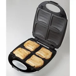 Appareil - Machine a Croque Monsieur DOMO Appareil a 1200 W Blanc DO9046C