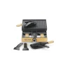 Appareil à raclette 8 personnes 1200w gril Naturamix RAC.WOOD-8