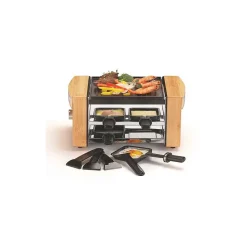 Appareil à raclette 4 personnes 750w Kitchen Chef KC.WOODLUX4