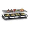 Appareil à raclette 8 personnes 1500w + pierre à griller Severin RG2374