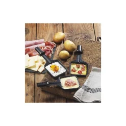 Appareil à raclette 8 personnes 1200w Kitchen Chef KC.WOODLUX8