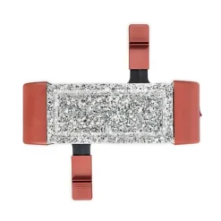 Appareil à raclette 2 personnes connectable DOC310R, 450W, Pierre naturelle, Rouge