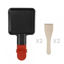 Appareil à raclette 2 personnes 350w rouge Livoo DOC156RO