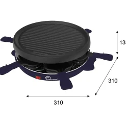 Appareil à raclette 6 personnes 800w Little Balance 8747