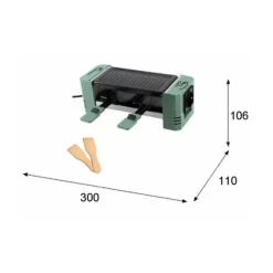 Appareil à raclette 4 personnes 320w Little Balance 8949