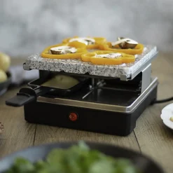 Appareil à raclette & pierre à griller pour 4 personnes 600W