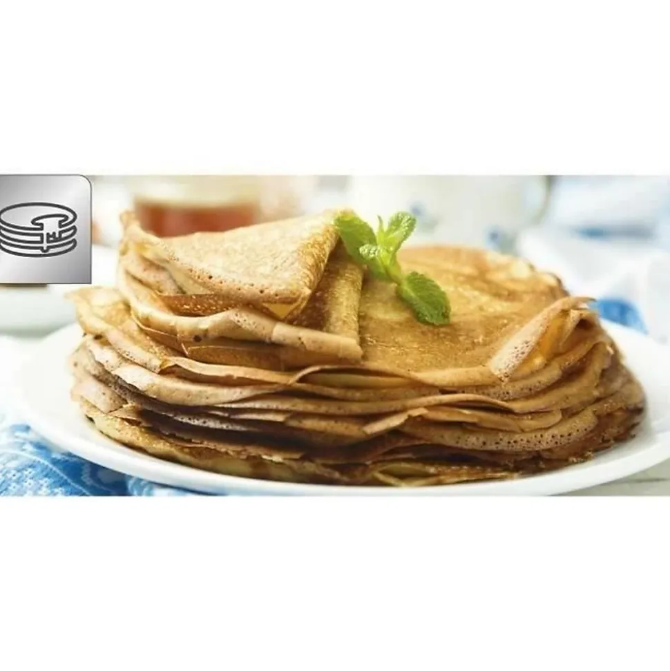 Appareil à raclette 3-en-1 - TEFAL - Colormania - 8 personnes - 1050 W - Bleu acier