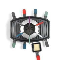 Appareil à raclette et fondue pour 8 personnes 1100W