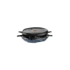 Appareil à Raclette Grill Crêpe Bleu acier 1050W 8 pers Multifonctions 3 en 1 TEFAL