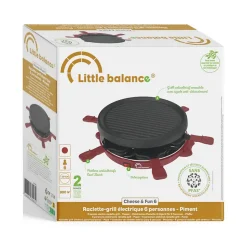 Appareil à raclette+grill 6 personnes 800w Little Balance 8947