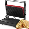 Appareil à sandwich 1000W Rouge Royalty Line RLPM10008691-RED