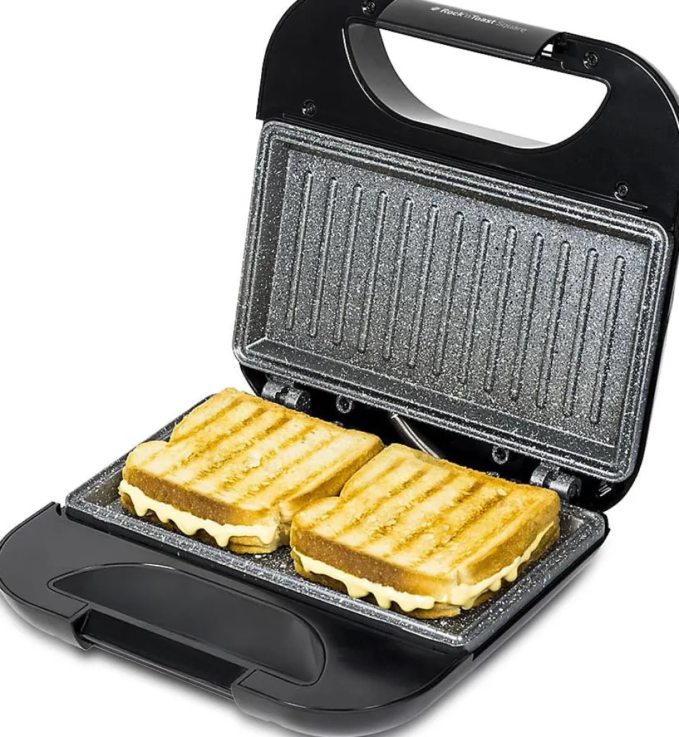 Appareil à sandwichs 750W avec plaques grill antiadhésives