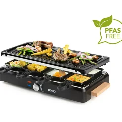 Appareil a Raclette - DOMO - DO9294G - 8 personnes - Gril - 1400 W