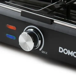 Appareil a Raclette - DOMO - DO9262G - 8 personnes - Pierre a cuire - Gril - 1400 W
