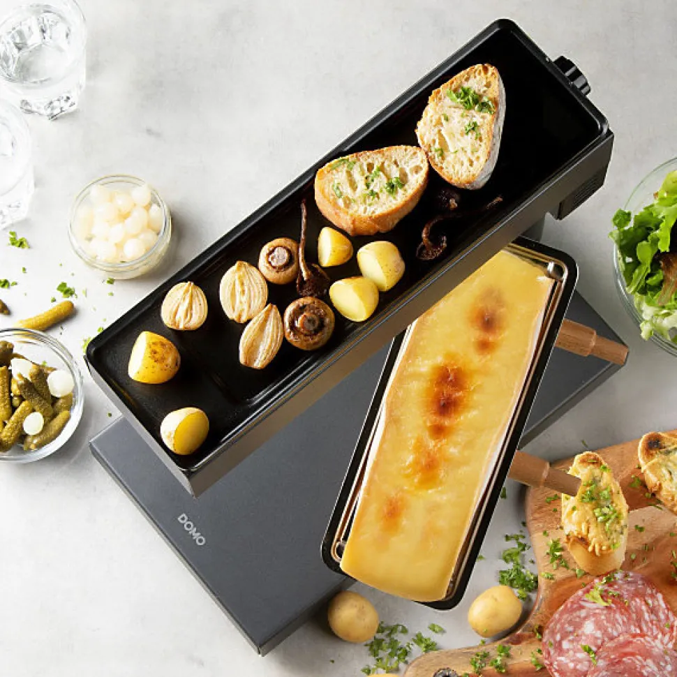 Appareil a Raclette DOMO - DO1145RC - traditionnel - Revetement sans PFAS - 1000W