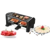 Appareil a raclette - LITTLE BALANCE - Juste nous 2 - 350 W - 2 personnes - Blanc / Noir