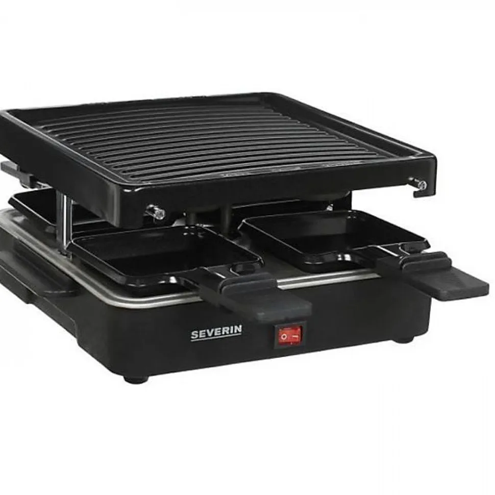 Appareil a Raclette SEVERIN - RG2370 - Jusqu'a 4 personnes - Format compact 21x21cm - 600W