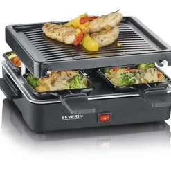Appareil a Raclette SEVERIN - RG2370 - Jusqu'a 4 personnes - Format compact 21x21cm - 600W