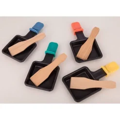 Appareil a Raclette CONTINENTAL EDISON CERFG86B et fondue 8 personnes - Noir