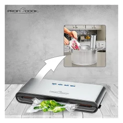 Appareil de mise sous vide et soude sac inox Proficook PC-VK 1080