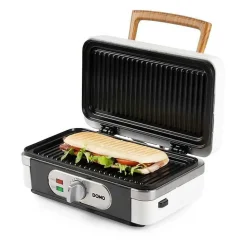 Appareil 3-en-1 DOMO DO9277C 1100 W blanc plaques céramique amovibles