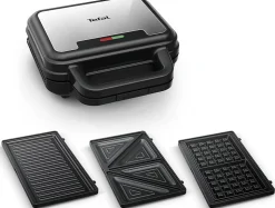 Appareil 3-en-1 gaufres, sandwichs et paninis 700W