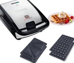 Appareil multifonction gaufres et croque-monsieur 700 W