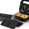 Appareil polyvalent pour sandwichs, paninis et gaufres 750 W