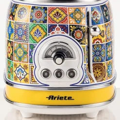 ARIETE Grille-pain Vintage Positano 2 fentes 810W Design Rétro