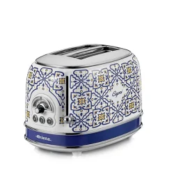 ARIETE Grille-pain Vintage Capri 2 fentes 810W Design Rétro
