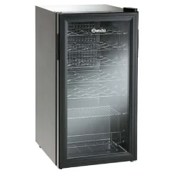Armoire à Boissons Noire 88 L - 28 Bouteilles - Bartscher