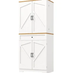 Armoire de cuisine haut de gamme avec 12 compartiments,80x40x180cm,en MDF et aggloméré,moderne