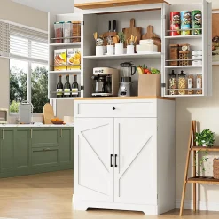 Armoire de cuisine haut de gamme avec 12 compartiments,80x40x180cm,en MDF et aggloméré,moderne