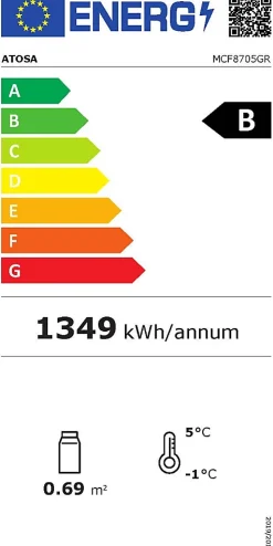 Armoire Réfrigérée Vitrée Positive - 610 L - Atosa