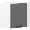 Armoires de cuisine AKORD d'angle haute W60 OLIWIA Blanc 60 cm 1 porte façade Gris Graphite 2 étagères 60x30x58 cm