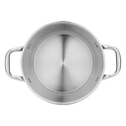 Arthur Martin Marmite 32 cm Acier inoxydable 12 litres Couvercle verre Tous feux