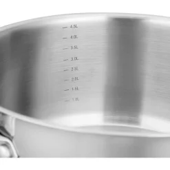 Arthur Martin Marmite 32 cm Acier inoxydable 12 litres Couvercle verre Tous feux