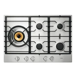 Asko - Plaque gaz encastrable - 5 foyers - 12200 W - 75 cm