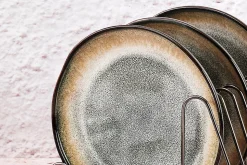 Assiette GENESIS 20,5cm - 6 pièces - Terre