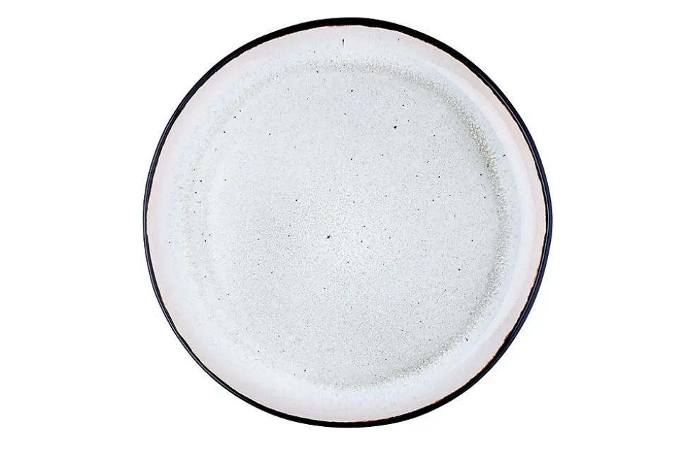 Assiette IRIS 26cm - 6 pièces - Blanc ivoire