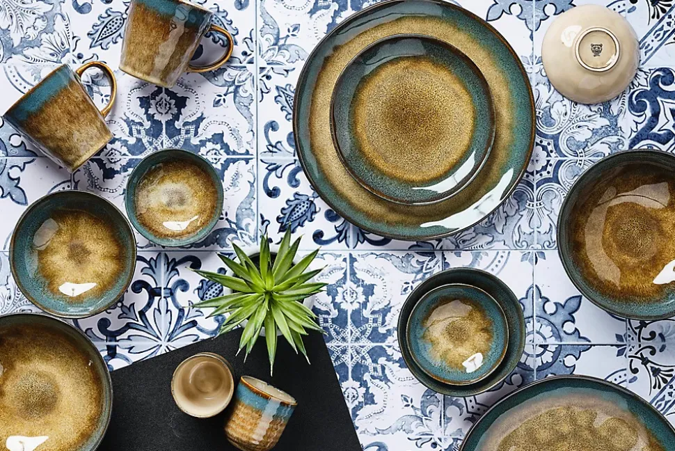 Assiette ISLAND 28cm - 6 pièces - Terre et mer