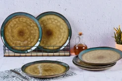 Assiette ISLAND 28cm - 6 pièces - Terre et mer