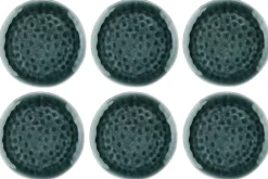 Assiette MOON 28,5cm - 6 pièces - Pétrole